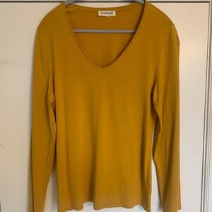 Kettlewell Colours Classic V Top, Large, Mustard (Autumn)